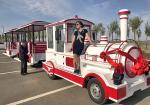 Theme Park Roundhouse Trackless Trains 72 Sets Diesel Road Train Steering System