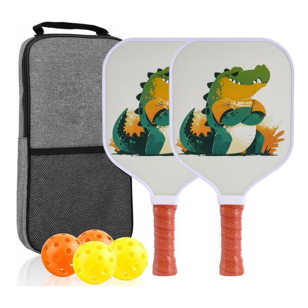 Children'S Pickleball Racket Fiberglass Parent-Child Pickleball For Beginner for Children Toy gift