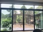 Hennesa Barrier Free Screen Door Aluminum Construction Screw In Install