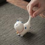 Patterned Home Decoration Craft Ceramic Gift Set Lucky Cat 500 Pieces