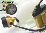 Aluminum Coal Miners Hat Light Helmet Lamp 25000lux Luminous Long Battery Life