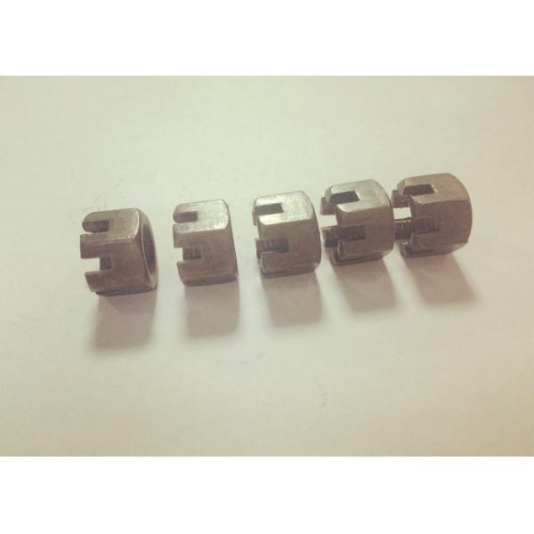 Thicken Primary Colors M12 Hexagon Slotted And Castle Nuts With 1.75mm Pitch