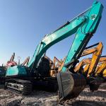 Large Used Crawl Excavator Kobelco SK350LC 1.6m3 Bucket Capacity 35tons For