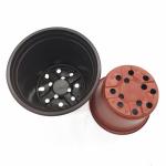 Tobacco Ecofriendly 90mm Dia Seedling Plastic Flower Pots 66mm High