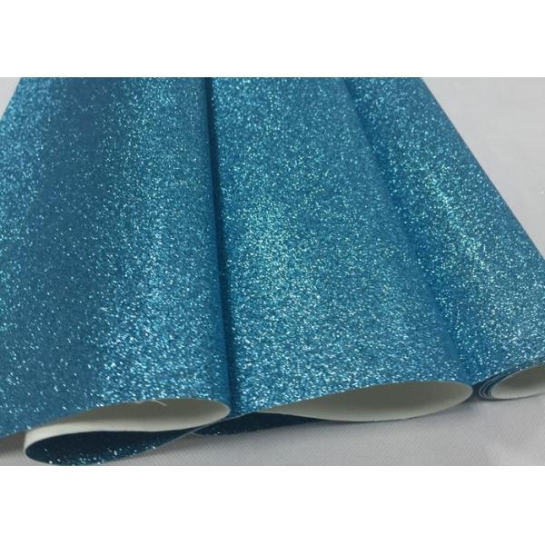 Glitter Fabric Ocean Blue Sparkle Wallpaper For Wallpaper Wall Covering