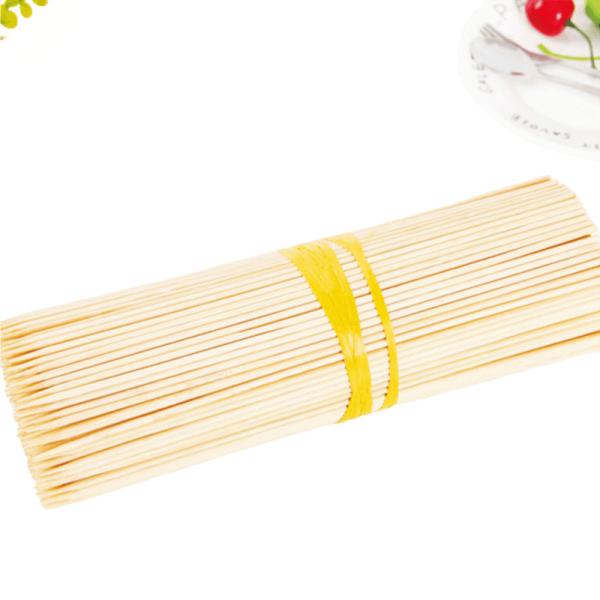 Food Grade Non Stick Bamboo Grilling Skewers Hygienic Eco Friendly Material