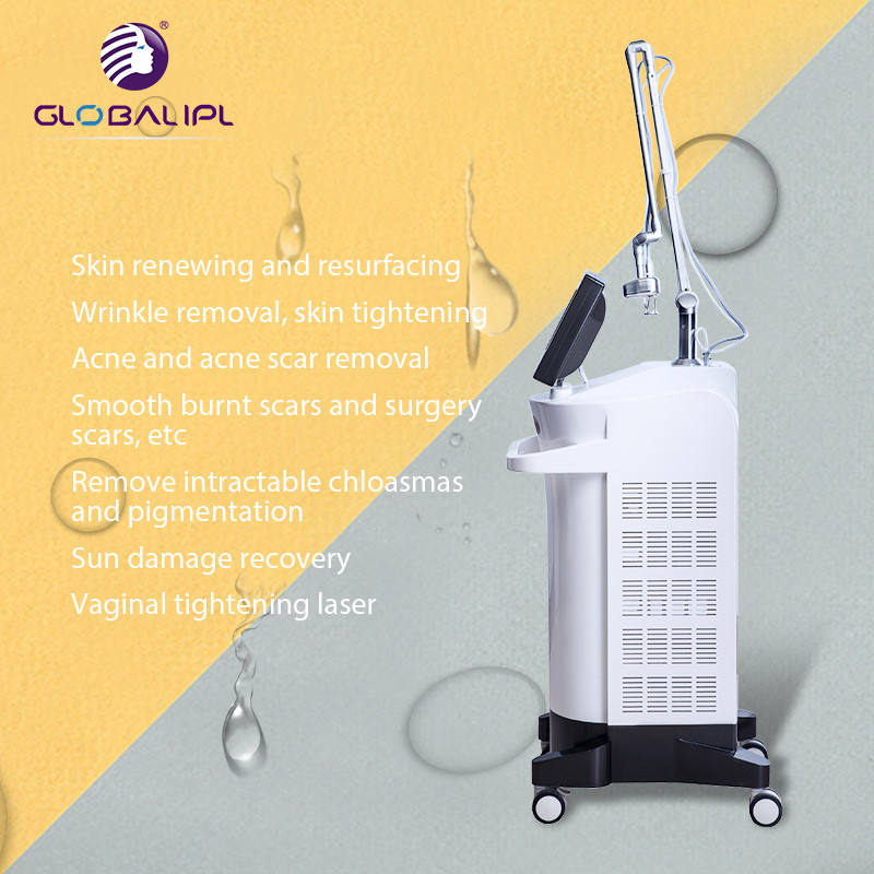 Skin Rejuvenation CO2 Fractional Laser Equipment 33.3Hz Frequency 50W Power