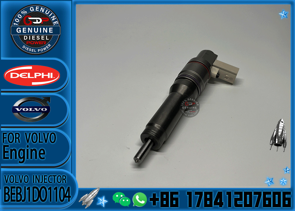 Diesel Fuel Injector Common Rail Parts Injector1972591 BEBJ1DO1104 1972590 for VOLVO