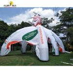 Outdoor Nightclub Inflatable White Tent With 6 Legs Commercial Advertising