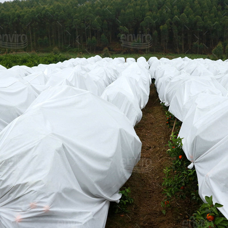 White Color Greenhouse Agriculture PP Non Woven Fabric Super Wide