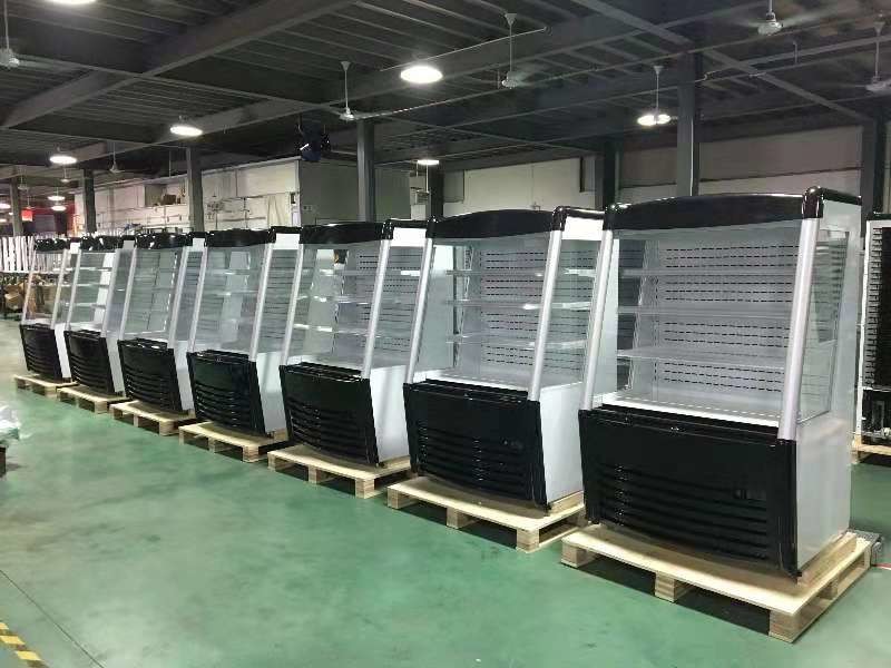Beverage Display Mini Multideck Open Chiller For Shop Fan Cooling Type