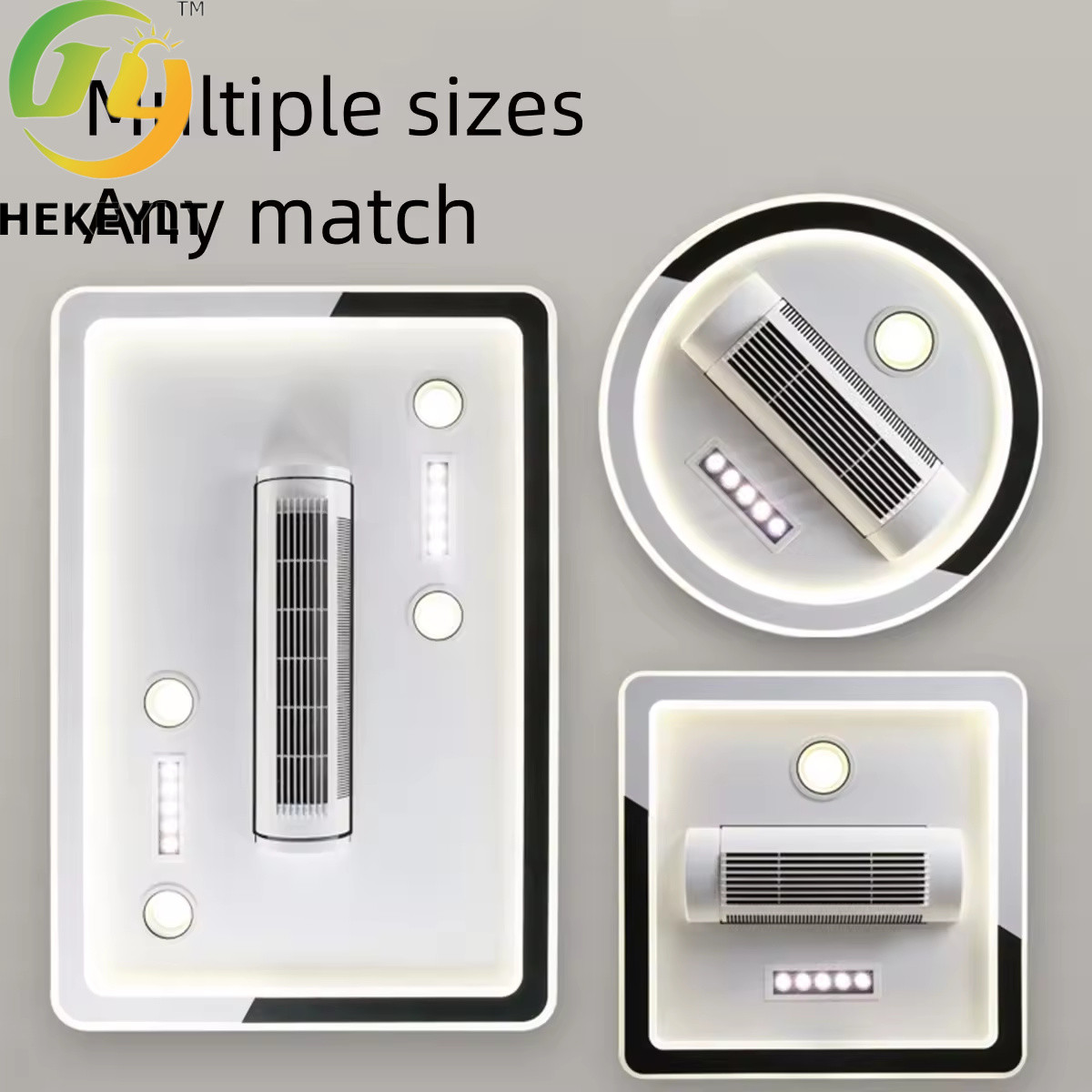 Imodernll Spectrum Bladeless Ceiling Fan Led Light White Bedroom Plastic 15 97 Modern 80 Remote Control 6 Gears 30000