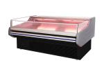 Commercial Open Glass Fresh Meat Showcase Deep Freezer Dynamic Cooling