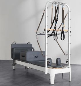 Wholesale Semi Elevated Pilates Core White Bed Customized Aluminum Alloy Fitness Shaping Multifunctional Bed from china suppliers