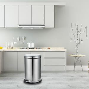 Wholesale Fingerprint Proof 7.93 Gallon Round Kitchen Garbage Cans from china suppliers