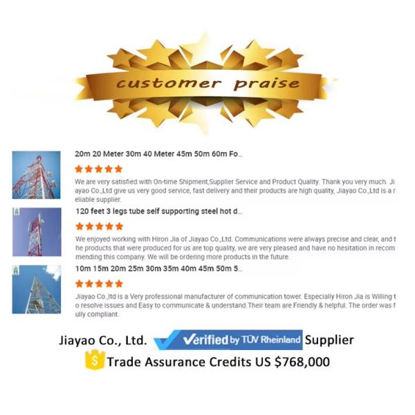 30 Ft Free Standing Tv Radar Internet 4 Legged Self Supporting Angular Lattice Steel Four Leg Communication Tower