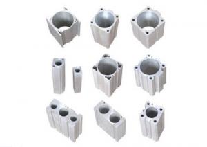 Wholesale Silvery Anodized Aluminium Industrial Profile Cylinder Shell DIN Standard from china suppliers