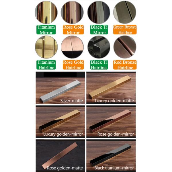 Inox Decorative 0.3mm Stainless Steel Welded Pipe Tube 201 304 316 Grade Hairline Mirror Vacuum Plated Pvd Color