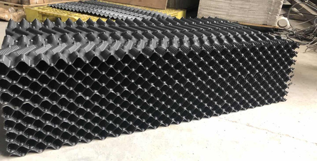 PVC PP Cooling Tower Fill Material OF21 Counterflow Systems Pvc Fills For Cooling Tower