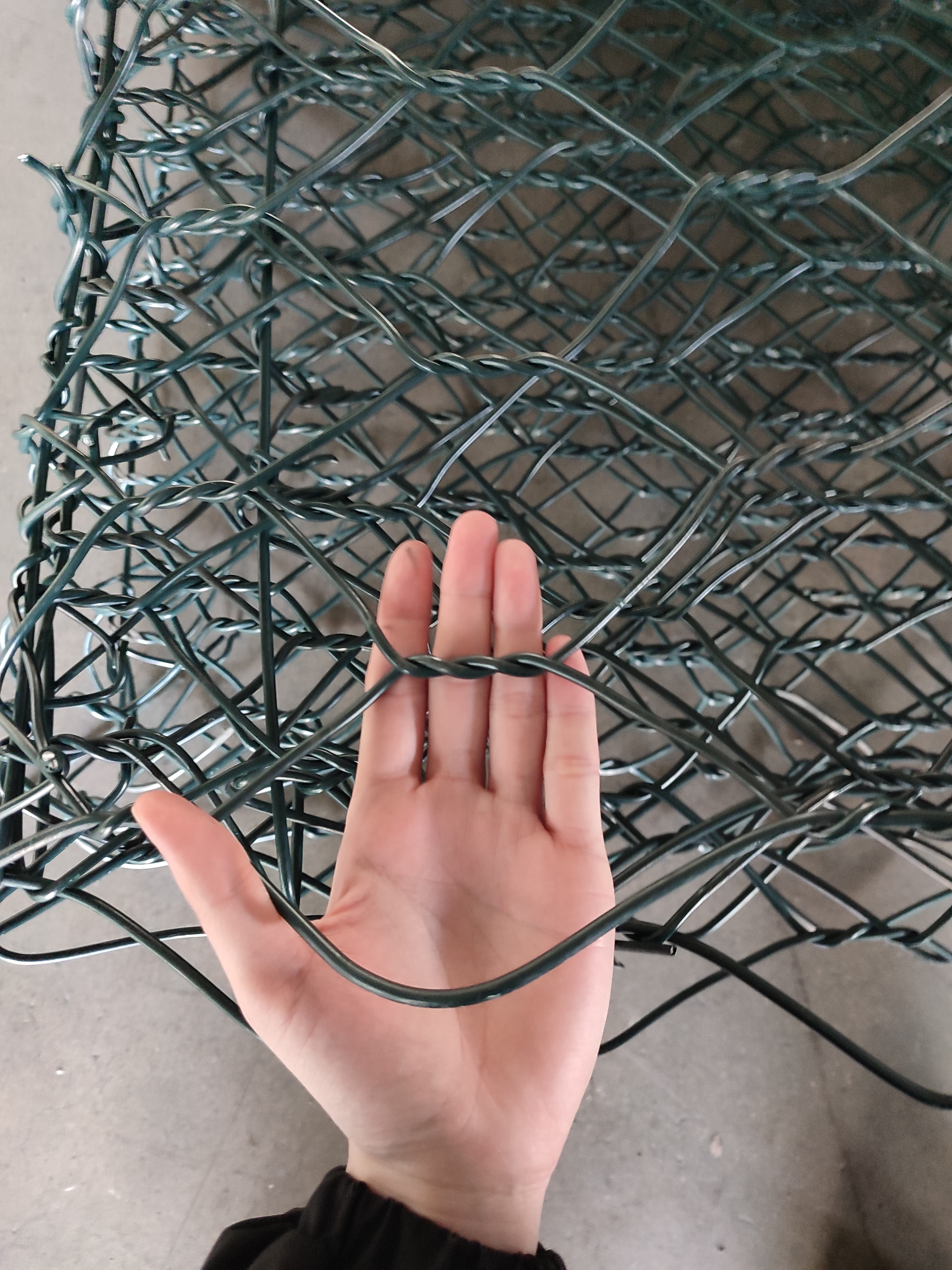 Green Color Double Twisted Pvc Coated Hexagonal Wire Mesh Galvanized Chicken Wire Mesh For Farm Fence