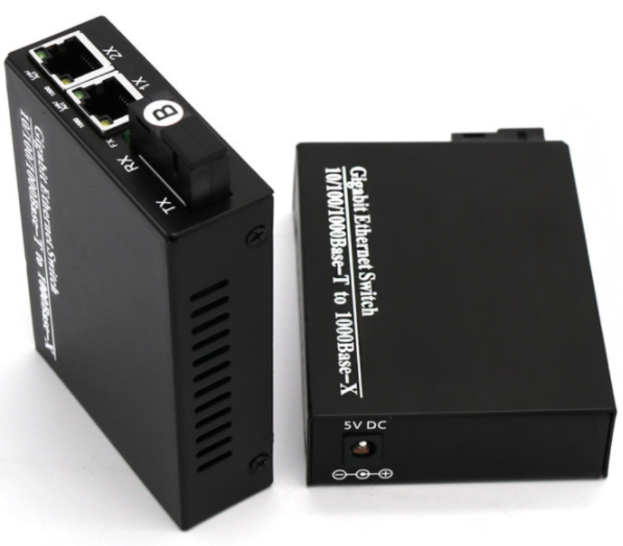 UTP Connector AC220V Fiber Optical Converter 10/100/1000M 2.5W
