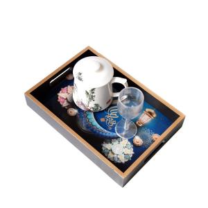 Wholesale FDA Restaurant Square Oil Painting Plate Tableware from china suppliers