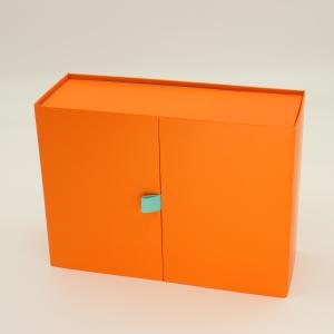 Buy cheap Double Door Custom Foldable Paper Packaging Box Magnetic Closure Cardboard from wholesalers