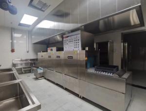 Wholesale 400L/H 380V Rack Conveyor Dishwasher Dishwashing Equipment 55-95 Temperature Range from china suppliers