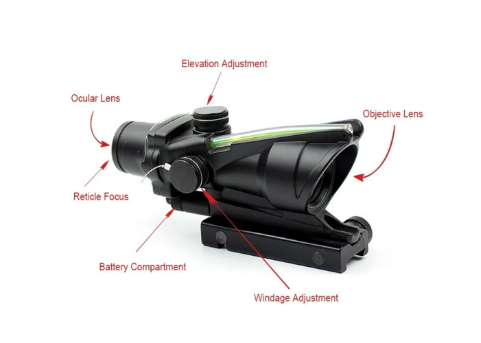 Acog Red Dot Sight Bore Sighting Device Without Battery 600g Shock Resistant