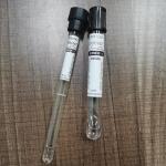 Black Top Disposable Vacuum Blood Collection Tube For ESR Test 1ml - 6ml
