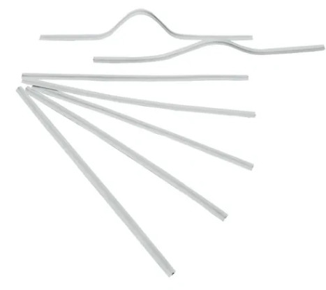 Single Metal Disposable Masks 3mm Plastic Nose Wire