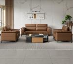 Luxury Leather Sofa Italian Sectional Sofa Office Room Hall Waiting Couch Office