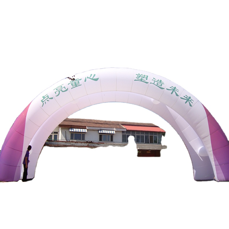 Colorful Advertising Custom Inflatable Entrance Customize Size With Led Light