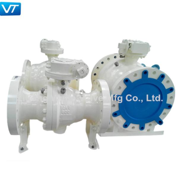 Quality 10x8'' Reduce Bore Ball Valve Forged WCC Ball Valve Class 600 for sale