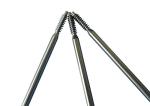 Stainless Steel Miniature Worm Drive Shaft 6 Teeth Spur Gear Shaft 3.0 Module