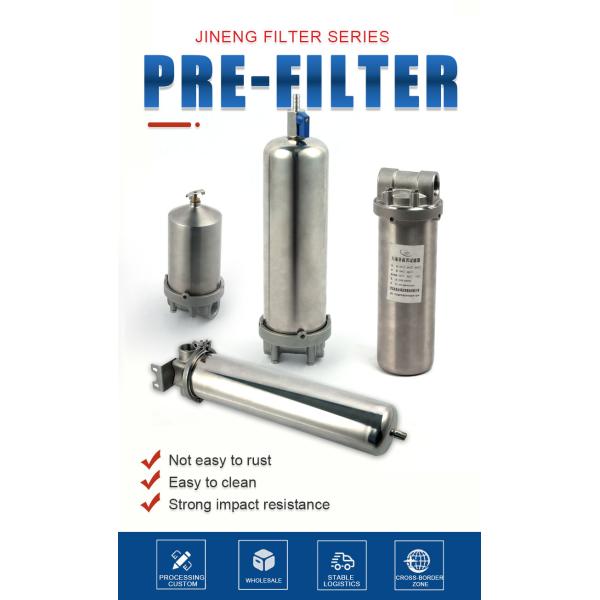 40 Micron 13.12 Inches Waterdrop Spin Down Sediment Filter For Pre Filtration System