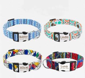 Wholesale Professional Manufacturer Supplier Metal Buckles Custom Brand Name Stainless Steel Pet Neck Collar from china suppliers