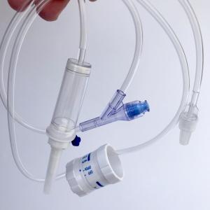 Wholesale Pyrogen free Disposable Infusion Set IV Flow Regulator Extension Set ISO9001 from china suppliers