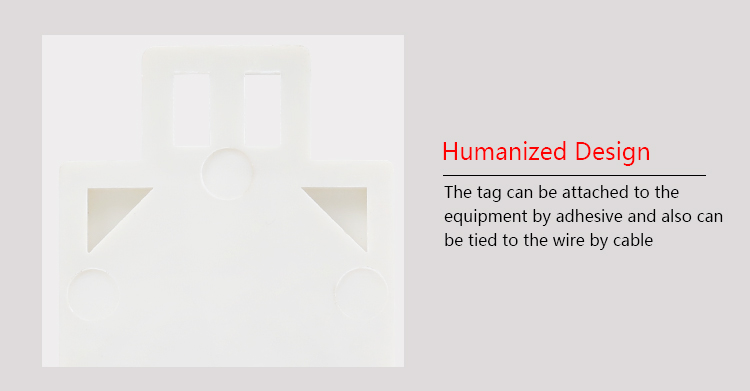 High Strength Plastic Scaffolding Tag , Electrical Panel Lock Out Tag Out