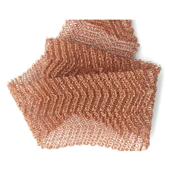 Flexible Knitted Wire Mesh Tape 0.12mm Diameter For Demister Pad