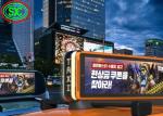 Waterproof Car LED Sign Display , Outdoor Full Color Taxi Roof Screen Double