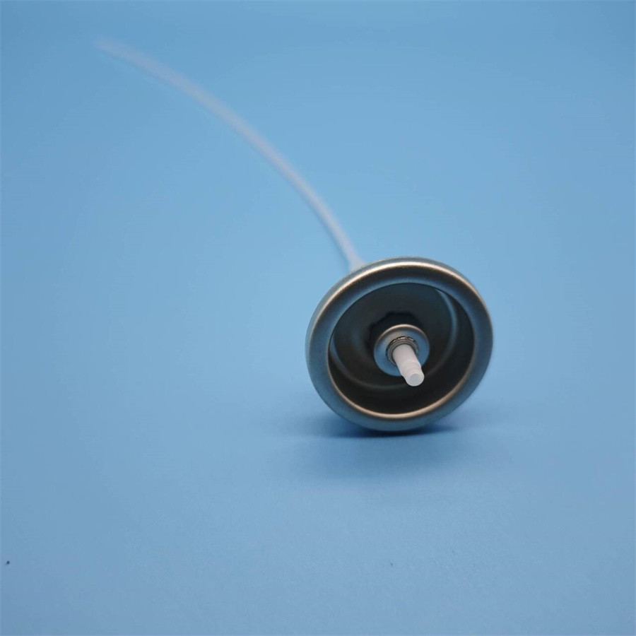Silver Efficient 0.12cc Mist Pump Aerosol Valve Types For Hair Care Products - Gentle