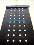 Weed Control Mulch Film, Agriculture Vegetable Black PE Films, 5 Holes
