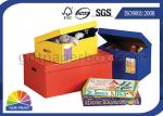 Colorful Toy Storage Corrugated Carton Paper Box / Customized Cardboard