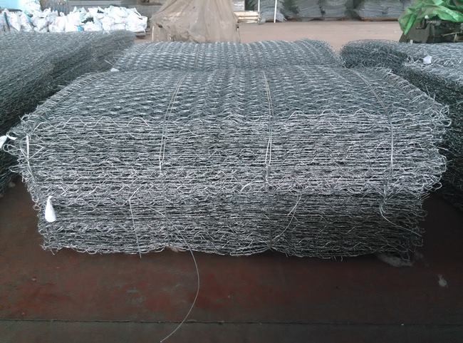 H1.5m double twisted 10*12cm Gabion Wire Baskets