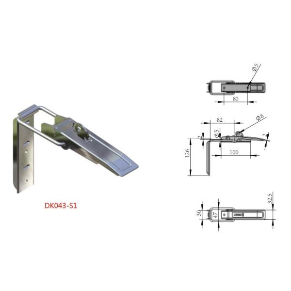 Corner Mounted Heavy Duty Toggle Latches Trailer Latches