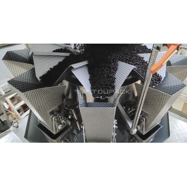 Automatic Vertical Multihead Weigher Weighing Fermented Soya Beans Filling Packing Machine