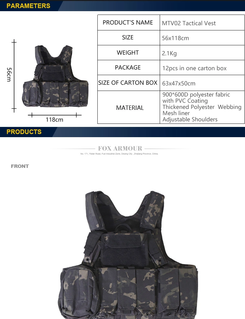 Professional Waistcoat Military Bullet Proof Tactical Vest