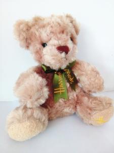 Wholesale Plush 20cm Size Bear With Tie On Neck Christmas Holiday Present Teddy Bew Children KIDS Stuffed Toys OEM Items Fashion from china suppliers
