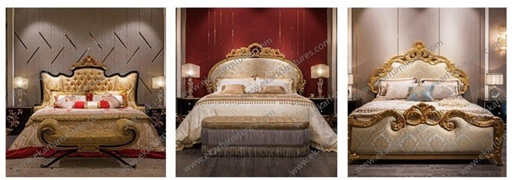 Bedrooms neoclassical style carving furniture bedroom furniture set FB-113